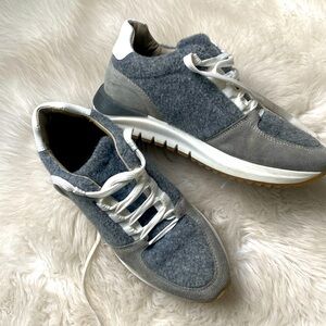 Boden grey and white sneakers